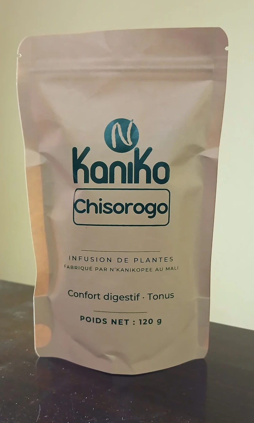 Face du sachet de la nouveauté, poids net indiqué de 120 g sur l'emballage